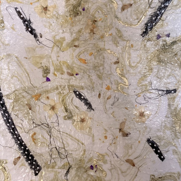 Hand Crafted Fabric Paper for Journal Covers Handmade Ephemera Journal Cards - Picture 3 of 9